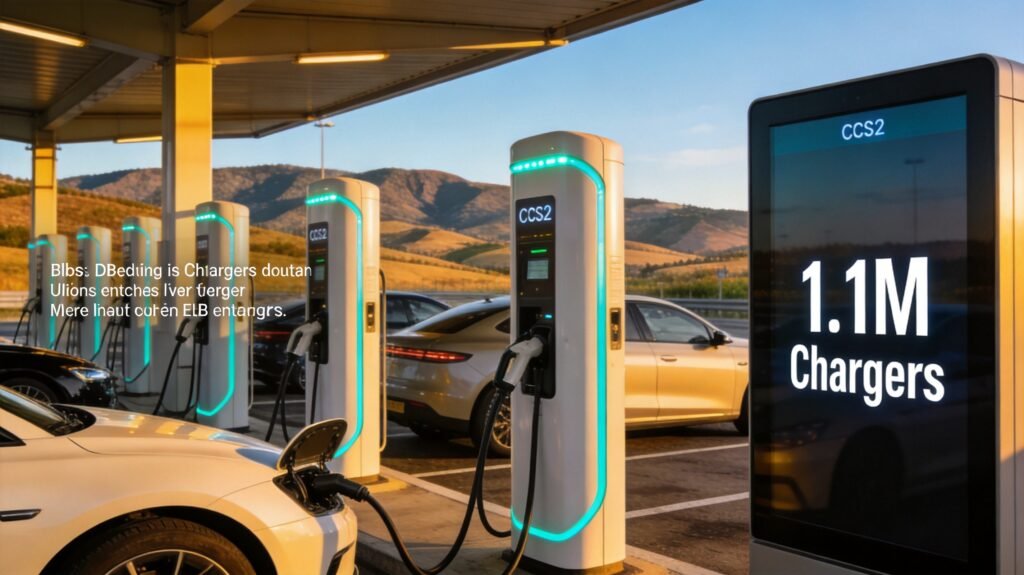 European highway EV charging stations infrastructure exceeding AFIR targets 2026