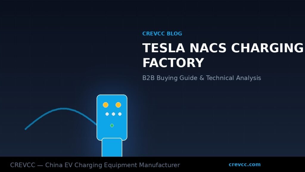 Tesla NACS charging adapter factory - CREVCC China EV Charging Manufacturer